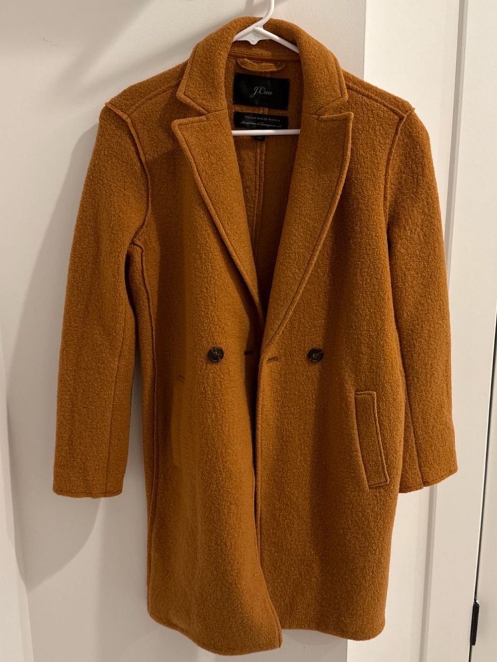 J. Crew Orange Trench Coat Classic Style